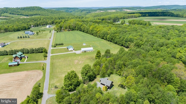 386 Marlin Savage Rd, Accident, MD 21520 - aerial view of sparsely populated area with a forest