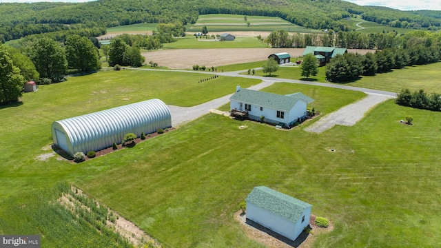 386 Marlin Savage Rd, Accident, MD 21520 - aerial view of property and surrounding area featuring a heavily wooded area