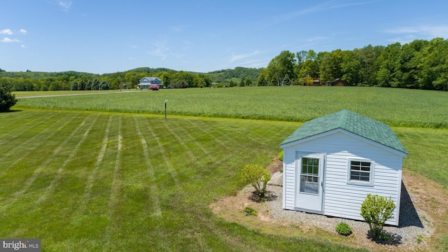 386 Marlin Savage Rd, Accident, MD 21520 - view of grassy yard featuring a view of countryside