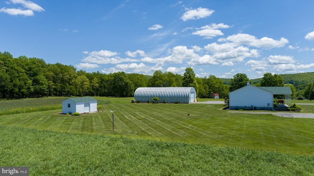 386 Marlin Savage Rd, Accident, MD 21520 - view of grassy yard featuring an outbuilding