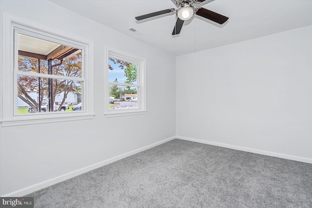 10 Taxi Way, Baltimore, MD 21220 - carpeted empty room featuring baseboards and ceiling fan