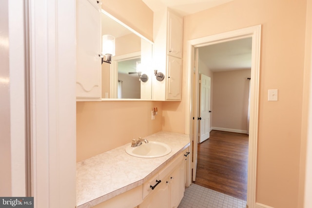 204 W Irvin Ave W, Hagerstown, MD 21742 - bathroom with vanity and tile patterned flooring