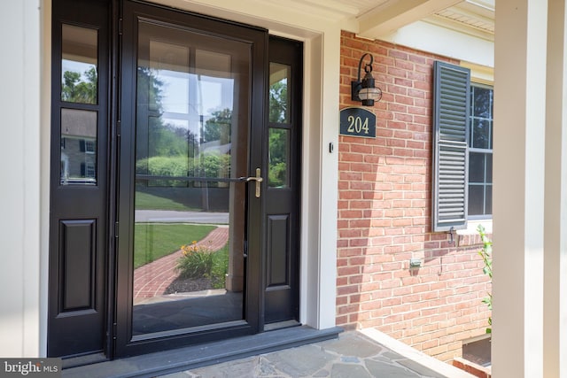 204 W Irvin Ave W, Hagerstown, MD 21742 - entrance to property with brick siding and a porch