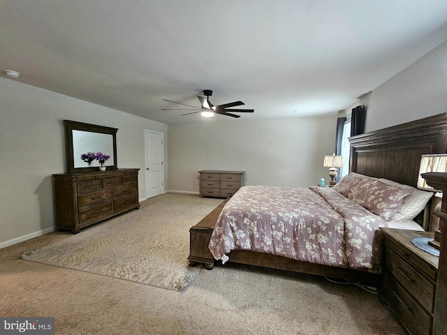 529 Birchwood Dr, Salisbury, MD 21804 - carpeted bedroom featuring ceiling fan and baseboards