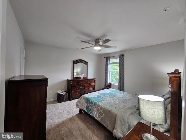 529 Birchwood Dr, Salisbury, MD 21804 - bedroom with carpet, a ceiling fan, and baseboards