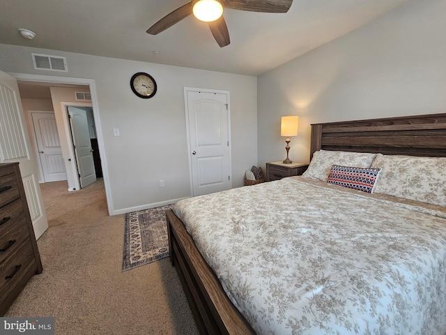 529 Birchwood Dr, Salisbury, MD 21804 - bedroom featuring carpet flooring, baseboards, and ceiling fan