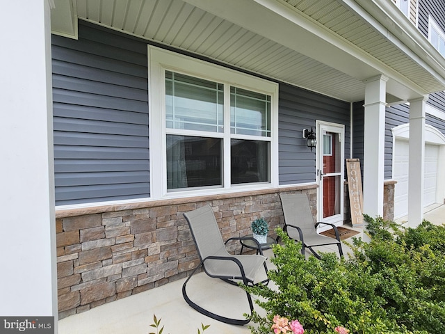 529 Birchwood Dr, Salisbury, MD 21804 - covered porch with an attached garage