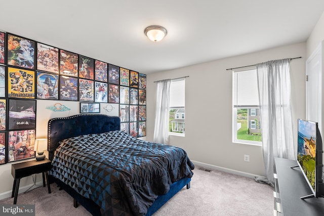 325 Hickory Ridge Cir, York, PA 17404 - bedroom with carpet flooring, multiple windows, and baseboards