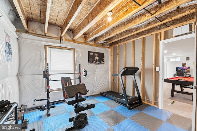 325 Hickory Ridge Cir, York, PA 17404 - workout room with carpet floors