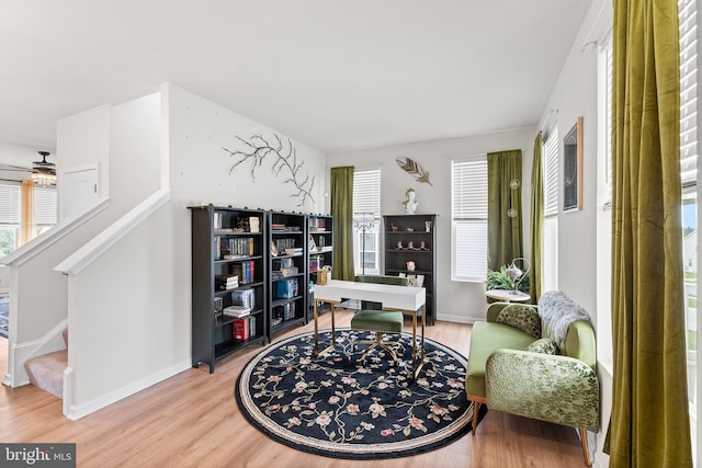 325 Hickory Ridge Cir, York, PA 17404 - office with wood finished floors and baseboards