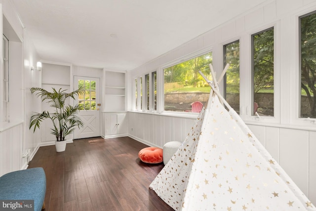 7307 15th Ave, Takoma Park, MD 20912 - sunroom featuring a decorative wall and wood finished floors