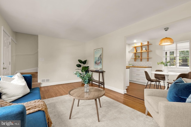 7307 15th Ave, Takoma Park, MD 20912 - living area with wood finished floors