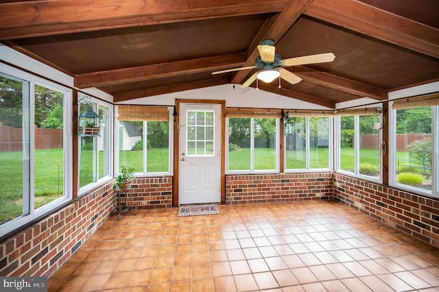 806 Edwards Dr, Fredericksburg, VA 22405 - unfurnished sunroom featuring a ceiling fan