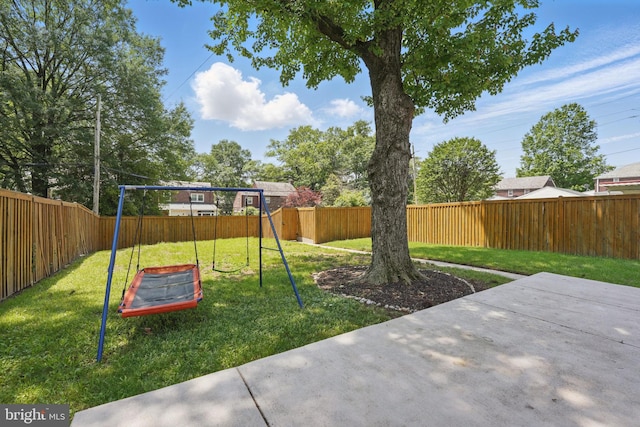 1615 Webster St NE, Washington, DC 20017 - view of yard with a playground and a patio area