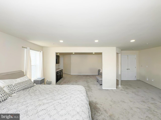 9506 Manor Oaks Vw, Upper Marlboro, MD 20772 - bedroom featuring light colored carpet and recessed lighting