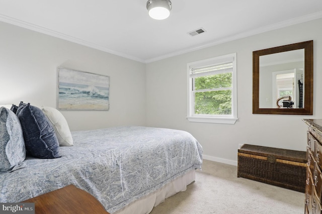 1367 Cedar Ave, Annapolis, MD 21403 - bedroom with crown molding, carpet floors, and baseboards