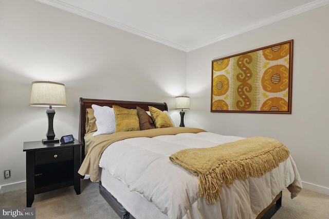 1367 Cedar Ave, Annapolis, MD 21403 - carpeted bedroom featuring crown molding and baseboards