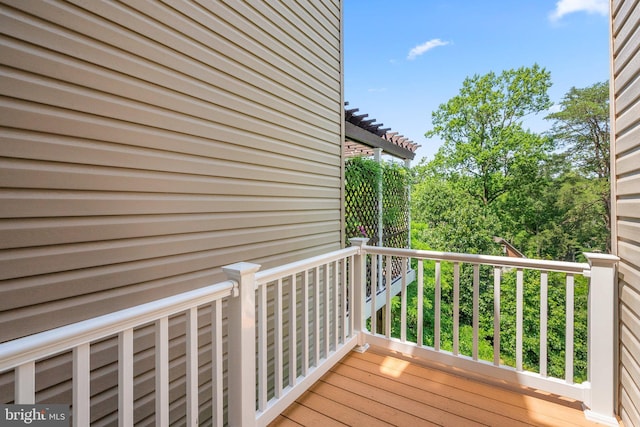9778 Peace Springs Rdg, Laurel, MD 20723 - deck featuring a pergola