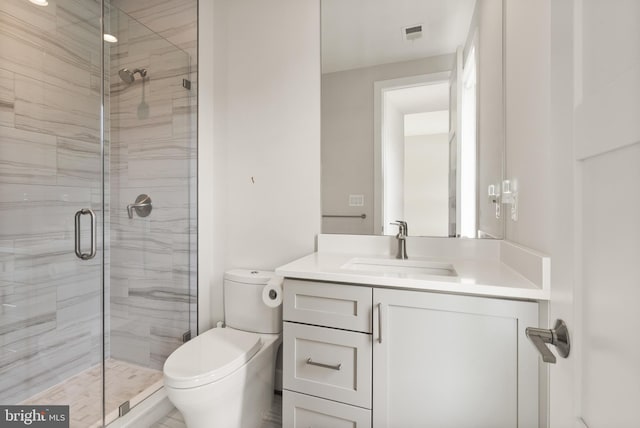 1554 Davidson Rd, Mclean, VA 22101 - bathroom with toilet, a shower stall, and vanity