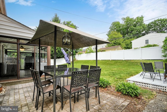 3018 Joshua Rd, Lafayette Hill, PA 19444 - view of patio with outdoor dining space