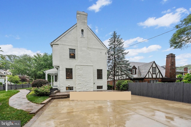 5376 28th St NW, Washington, DC 20015 - back of house with a patio