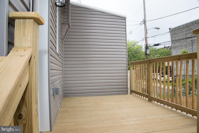 3137 Clifford St, Philadelphia, PA 19121 - view of wooden terrace