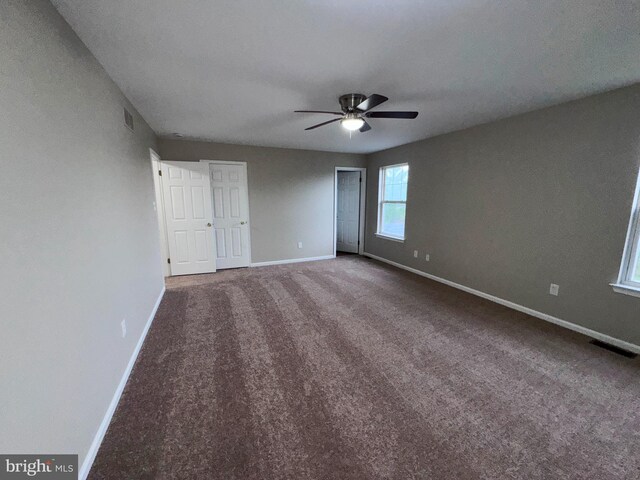 101 Abbey Ln, Telford, PA 18969 - unfurnished bedroom featuring baseboards, carpet floors, and ceiling fan