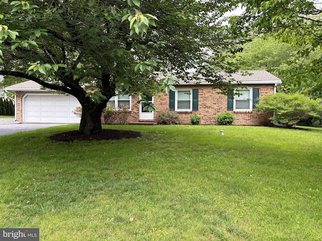 503 Deer Run Rd, Lititz, PA 17543 - view of property hidden behind natural elements with brick siding, driveway, and a front lawn