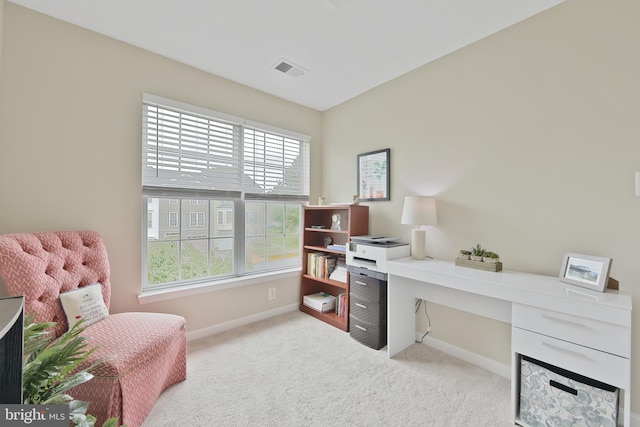 35871 Devon Park Sq, Round Hill, VA 20141 - home office with baseboards and carpet flooring