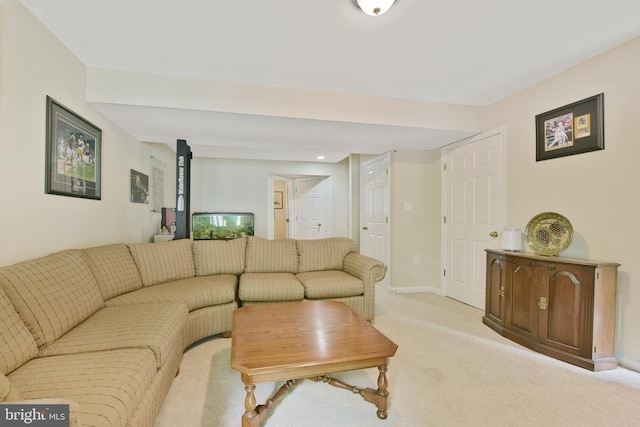 35871 Devon Park Sq, Round Hill, VA 20141 - living room featuring light colored carpet and baseboards