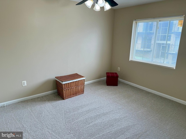 4212 Benning Rd NE Unit 6, Washington, DC 20019 - carpeted spare room featuring a ceiling fan and baseboards