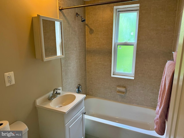 4212 Benning Rd NE Unit 6, Washington, DC 20019 - full bath with vanity, toilet, and shower / washtub combination