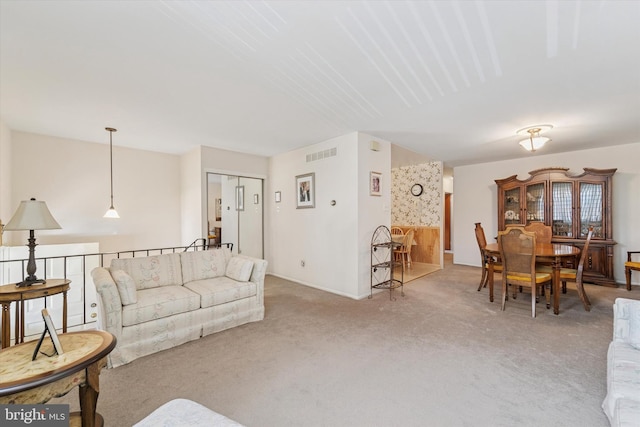 15111 Ina Dr, Philadelphia, PA 19116 - living area featuring light colored carpet and baseboards