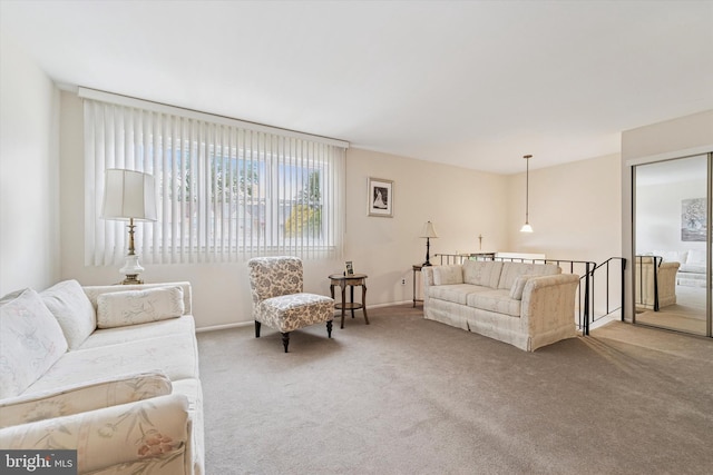 15111 Ina Dr, Philadelphia, PA 19116 - carpeted living area with baseboards