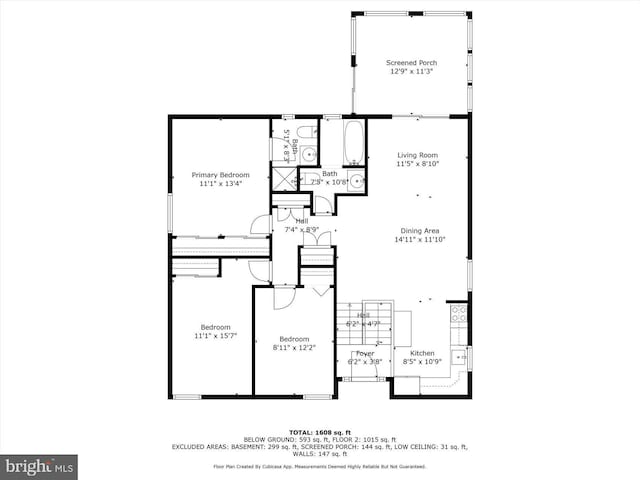 15 Charleswood Ct, Baltimore, MD 21207 - floor plan / room layout