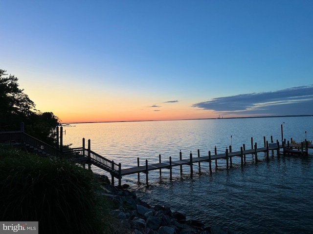 16 9th St, Colonial Beach, VA 22443 - dock area featuring a water view