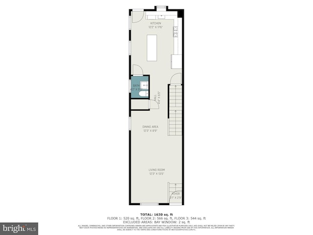 2621 E Monument St, Baltimore, MD 21205 - home floor plan