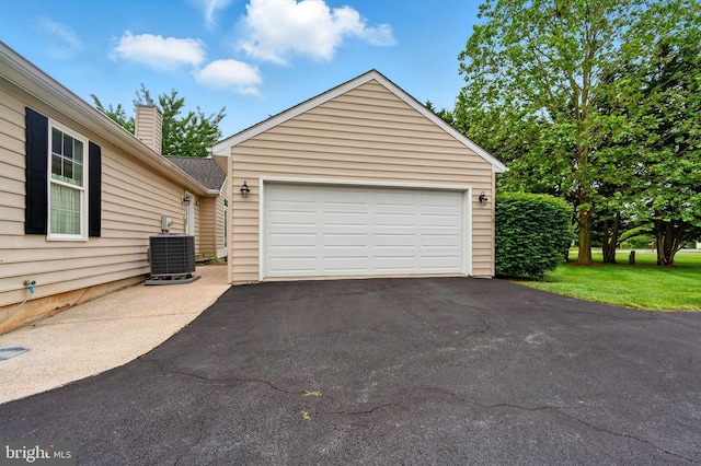 201 Pondview Ct, Chestertown, MD 21620 - garage with cooling unit