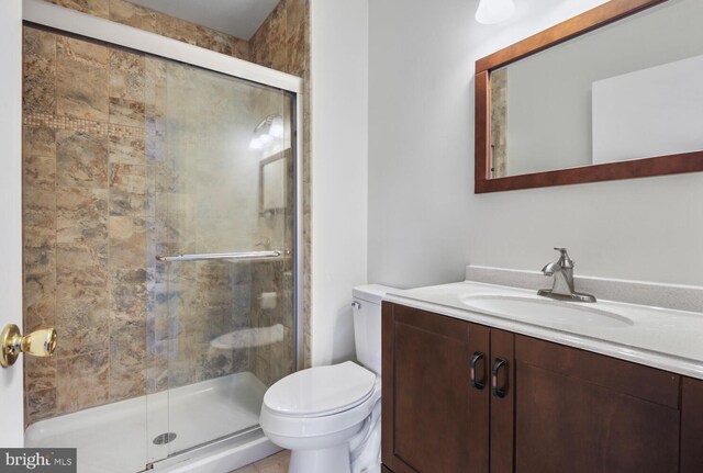308 Curry Ford Ln, Gaithersburg, MD 20878 - full bathroom featuring vanity and a shower stall