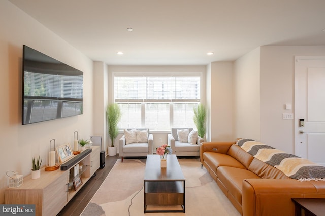 301 Star Tavern Ln, West Chester, PA 19382 - living room featuring recessed lighting and wood finished floors
