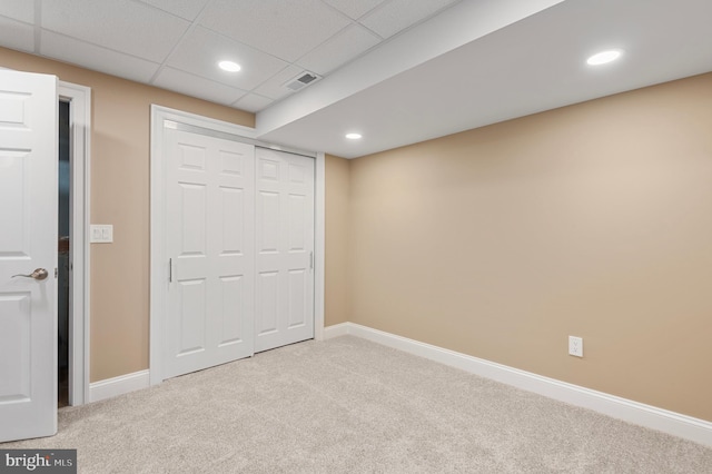 2006 Par Dr, Doylestown, PA 18901 - finished below grade area featuring carpet, recessed lighting, and baseboards