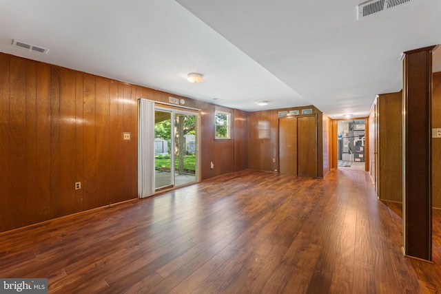 4503 Poppe Pl, Temple Hills, MD 20748 - spare room featuring wood finished floors and wooden walls