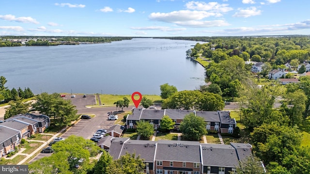 1019 Harbour, Palmyra, NJ 08065 - aerial view of residential area featuring a large body of water