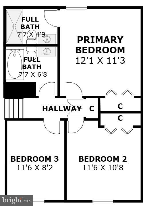 8588 King Carter St, Manassas, VA 20110 - floor plan / room layout