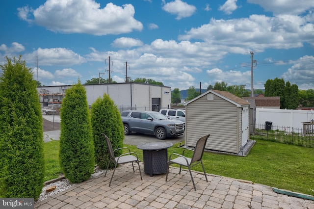 114 Walnut St, Columbia, PA 17512 - view of vehicle parking featuring a storage shed