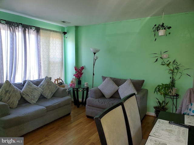 4905 66th Ave, Hyattsville, MD 20784 - living area with wood finished floors