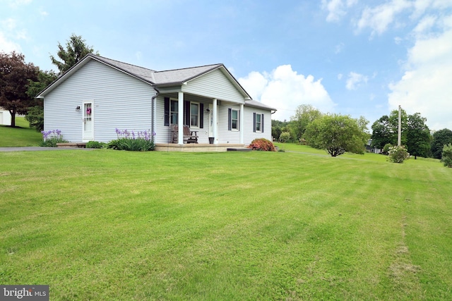 503 N Rachels Way, Aaronsburg, PA 16820 - view of front of property with covered porch and a front lawn