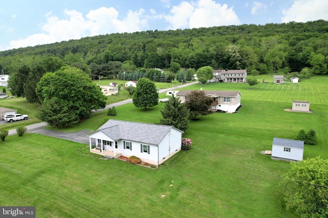 503 N Rachels Way, Aaronsburg, PA 16820 - view of subject property with a heavily wooded area