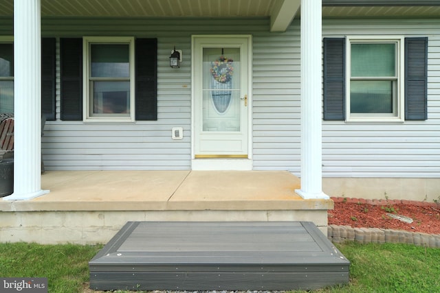 503 N Rachels Way, Aaronsburg, PA 16820 - doorway to property with covered porch