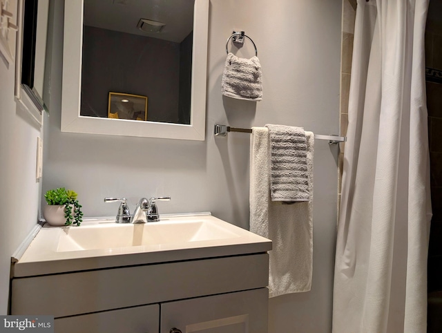 407 Talon Ct, Lawrence, NJ 08648 - full bathroom featuring vanity and a shower with curtain